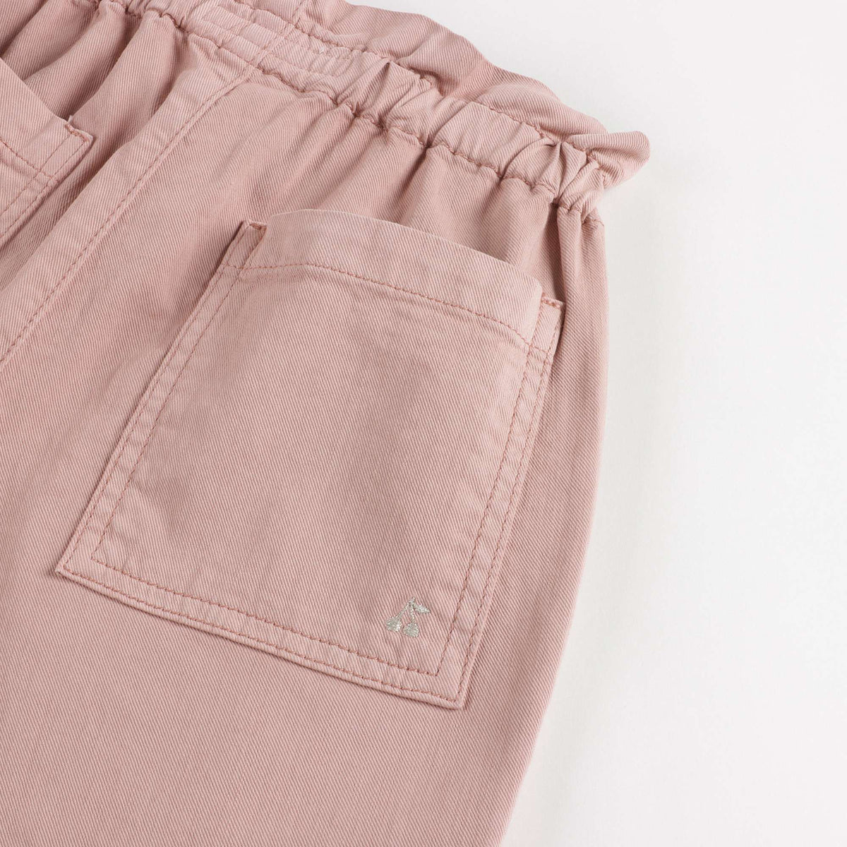 Girls Pink Cotton Trousers