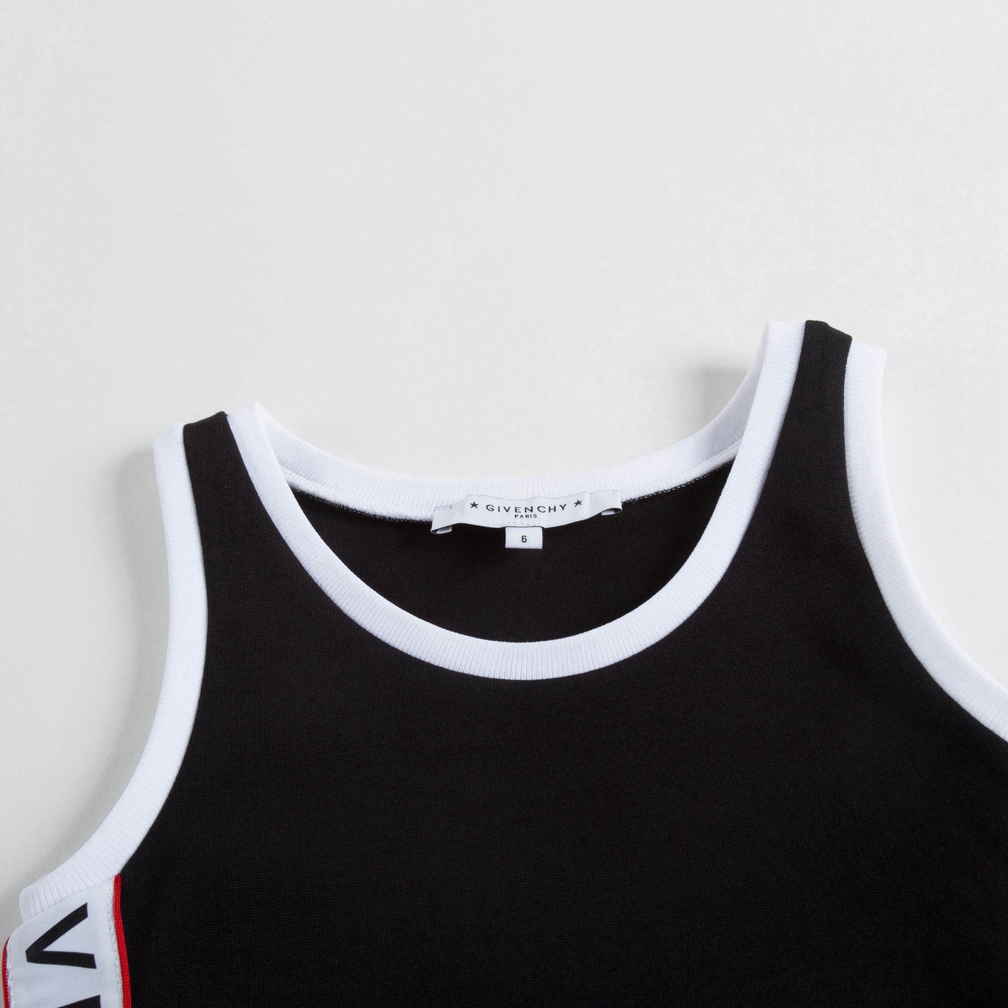 Girls Black Cotton Sleeveless Motion Dress