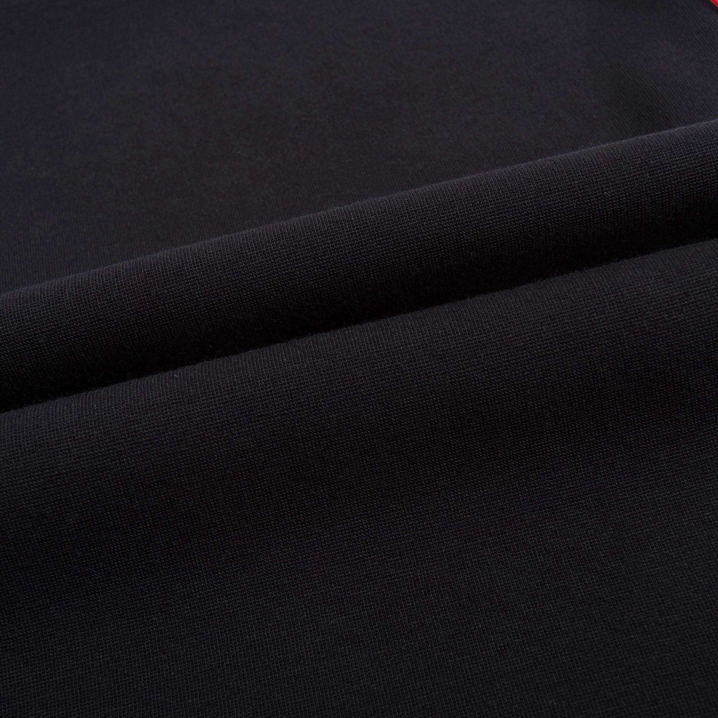 Girls Black Cotton Sleeveless Motion Dress