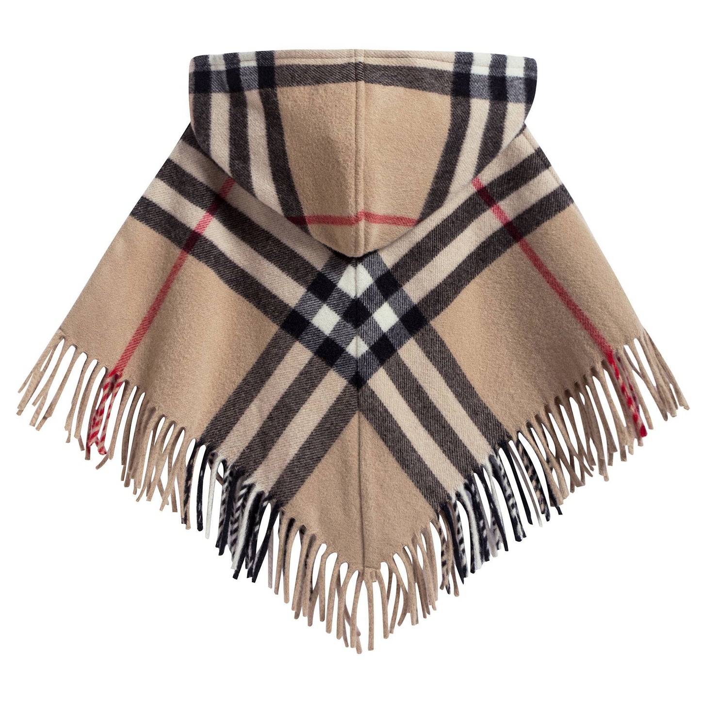 Girls  Beige  Check   Wool   Blankets