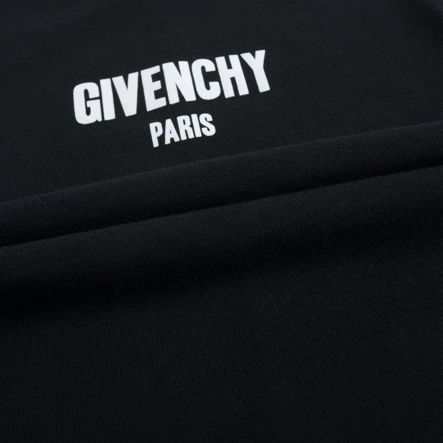 Girls Black Cotton Logo T-shirt