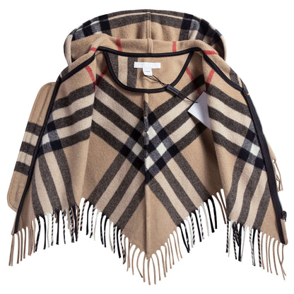 Girls  Beige  Check   Wool   Blankets