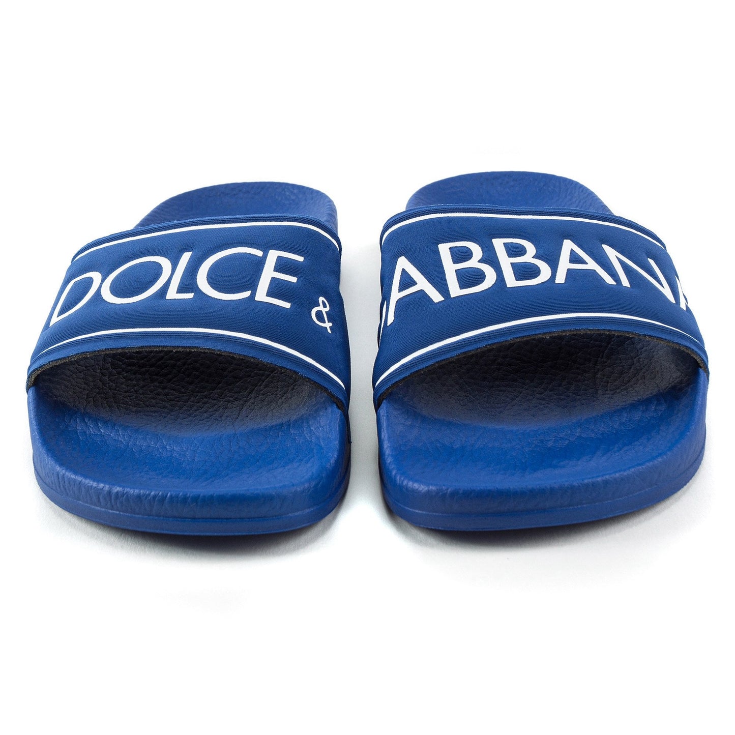 Boys Blue Polyester Slippers