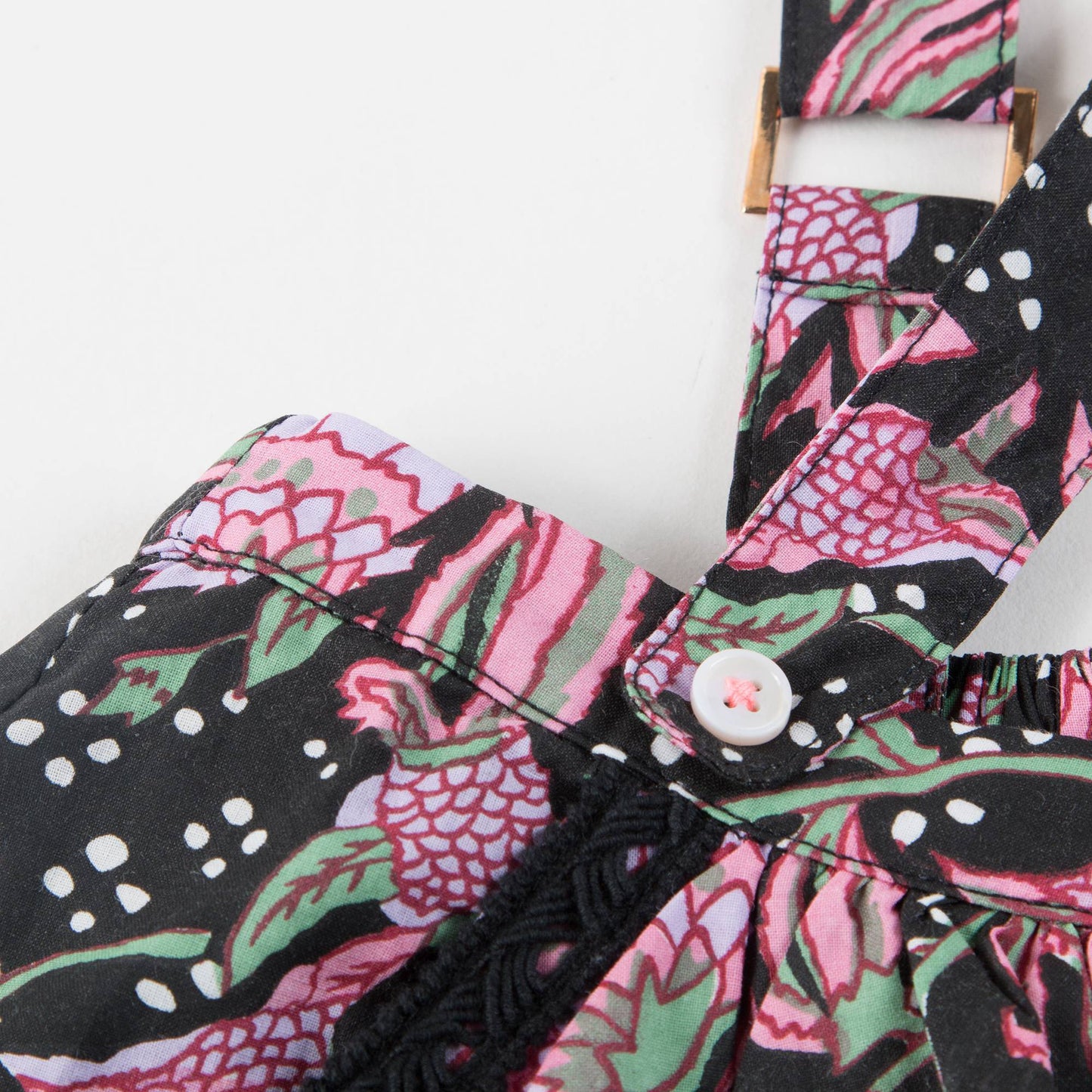 Girls Blue Flower Cotton Skirt
