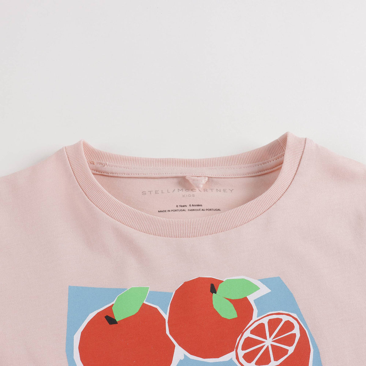 Girls Pink Printed Cotton T-Shirt
