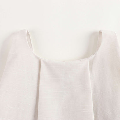 Girls Sand Dress With Curved Back