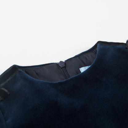 Girls Blue Cotton Dress