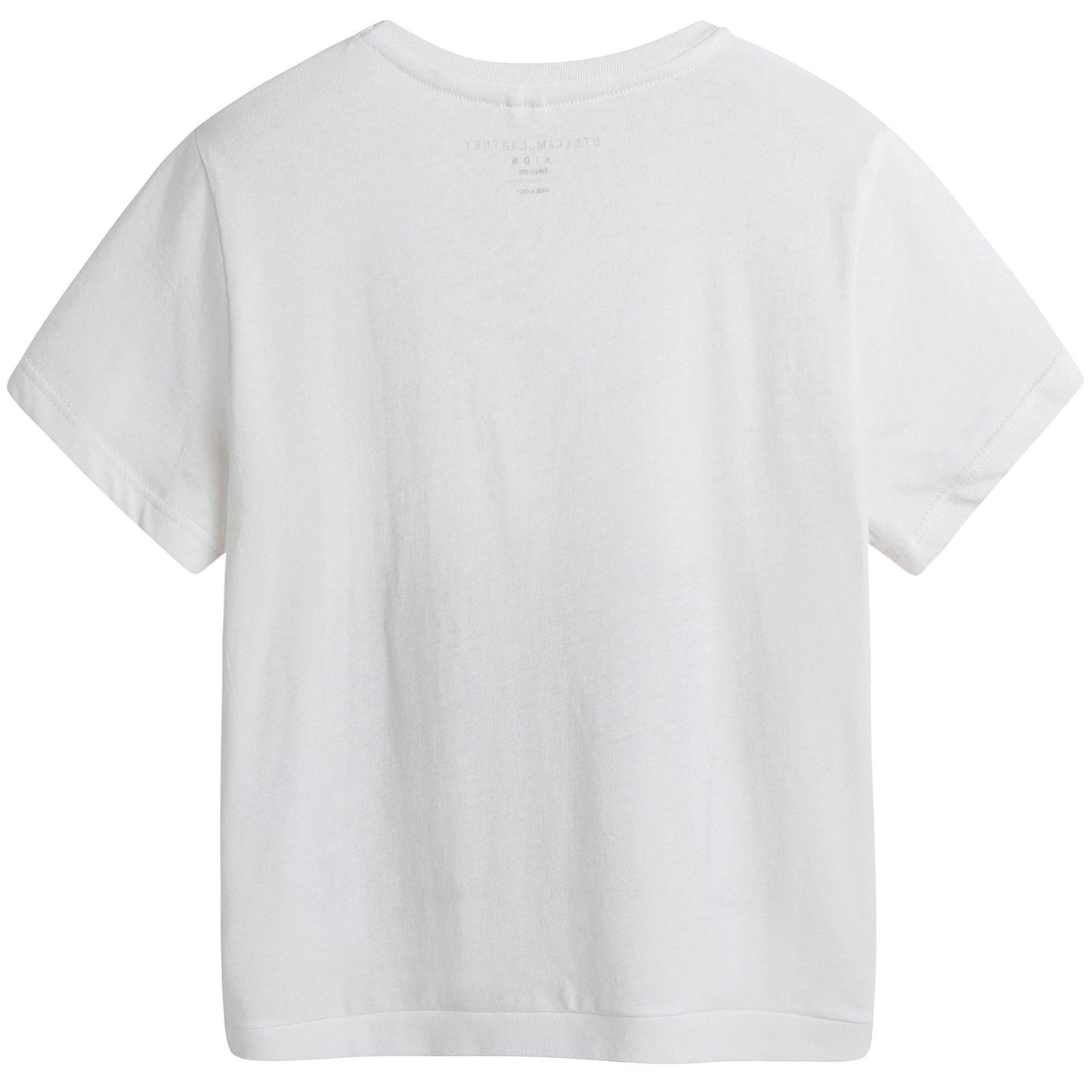 Girls White & Black Piano Print Plum T-shirt