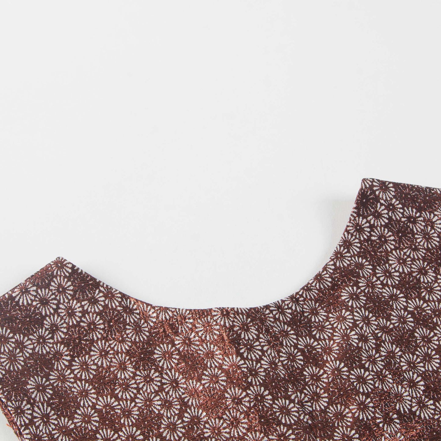 Girls Copper Flower  Dress