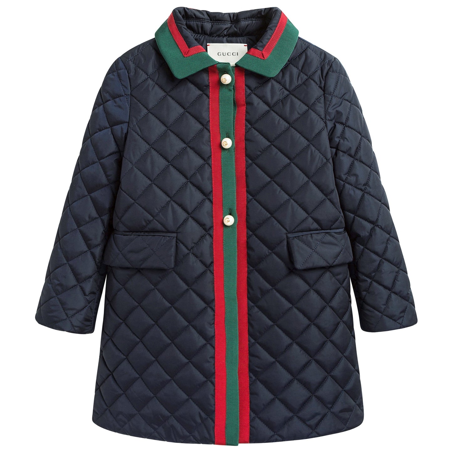 Girls Navy Blue Coat