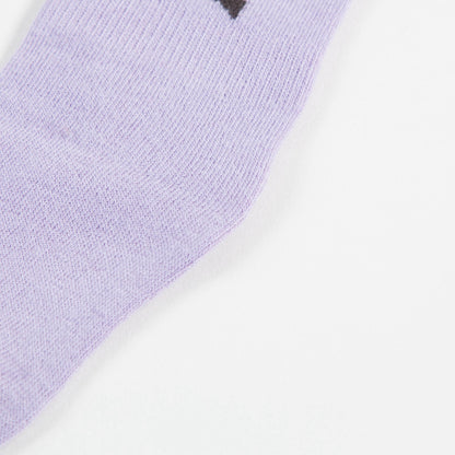 Girls & Boys Purple Cotton Socks