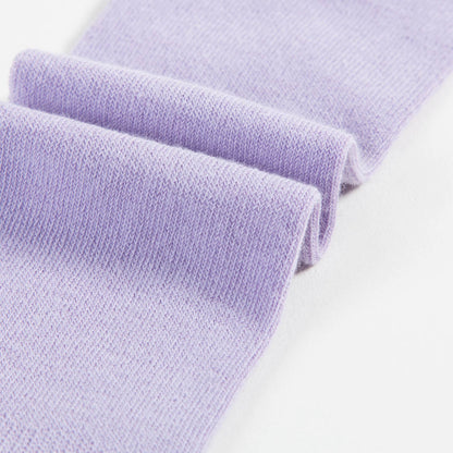 Girls & Boys Purple Cotton Socks