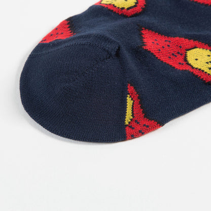 Girls Navy Blue Cotton Socks