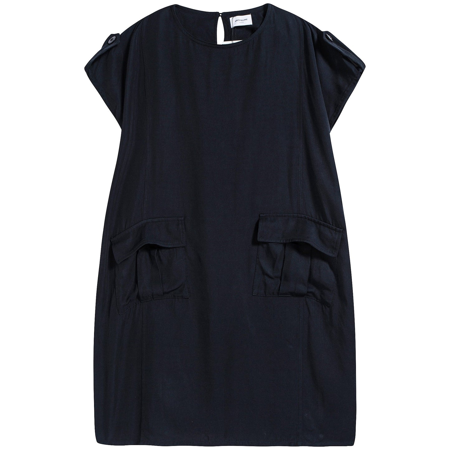 女童藏青色连衣裙