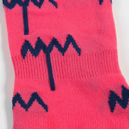 Girls Fuchsia Cotton Socks