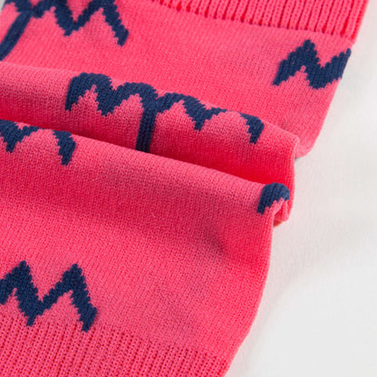 Girls Fuchsia Cotton Socks