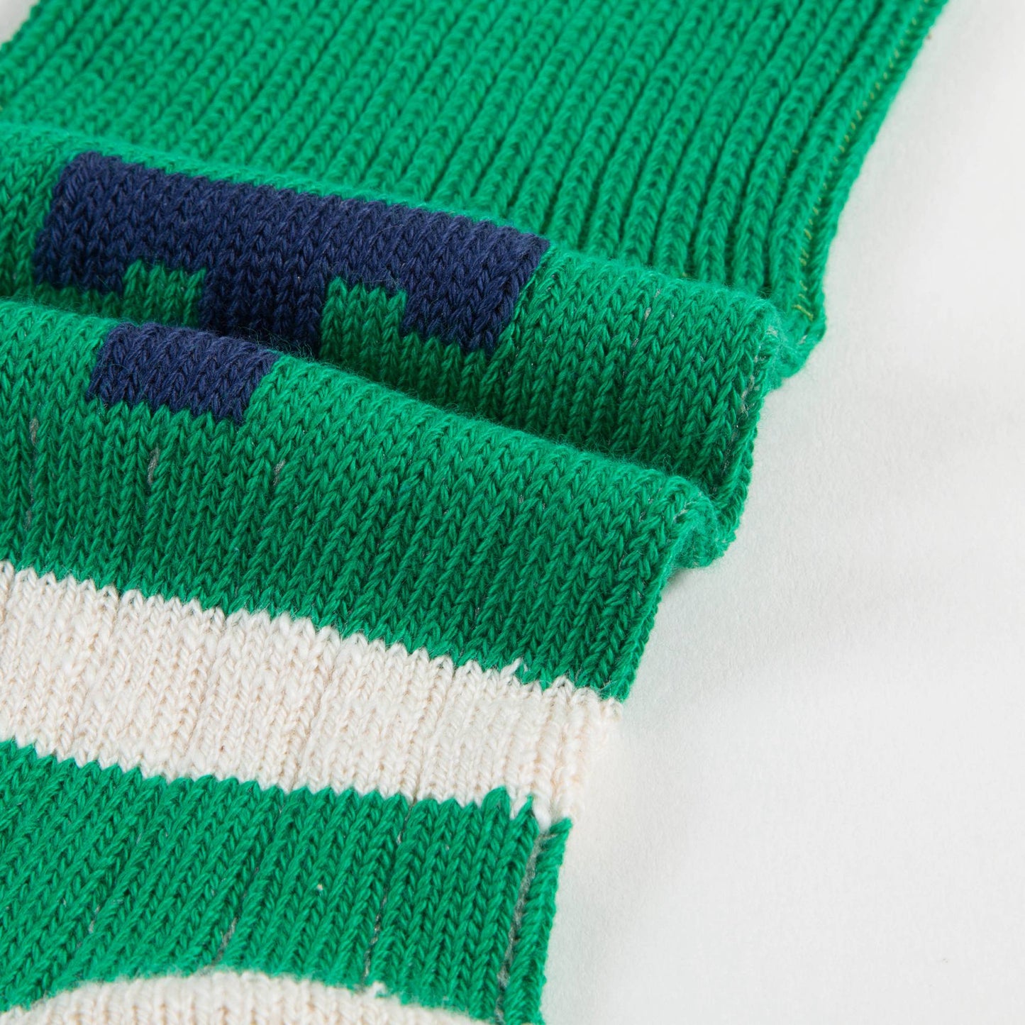 Girls & Boys Green Grass Cotton Socks