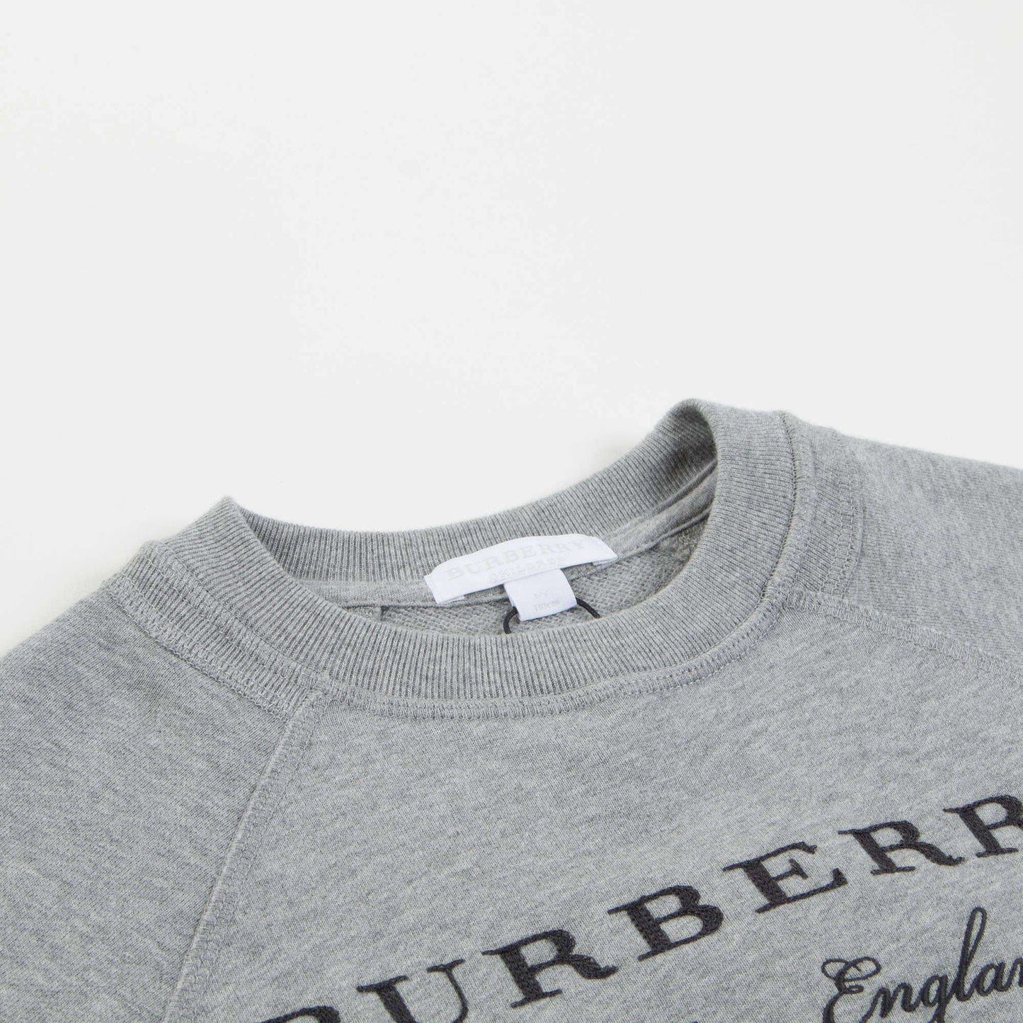 Boys & Girls Grey Melange Cotton Sweatshirt