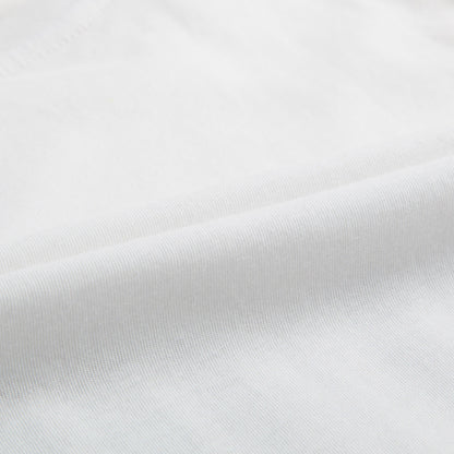 Girls White & Black Piano Print Plum T-shirt