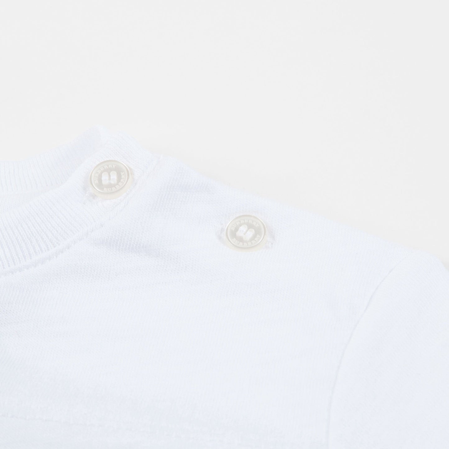 Baby  White  &  Red   Striped   Cotton   T-shirt