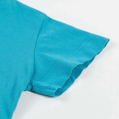 Girls Blue Halley Cotton T-shirt