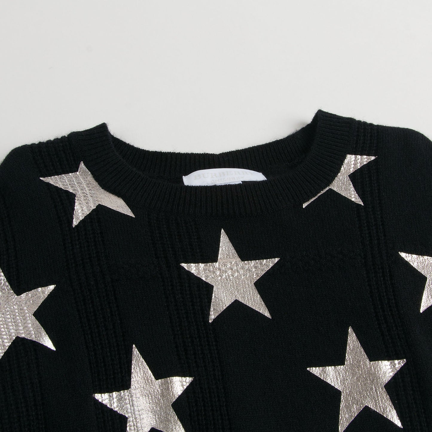 Boys Black Stars Print Sweater
