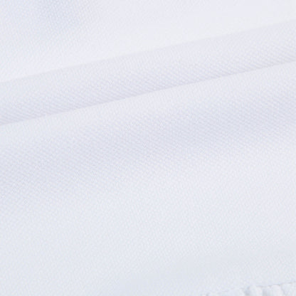Girls White Cotton Polo Dress