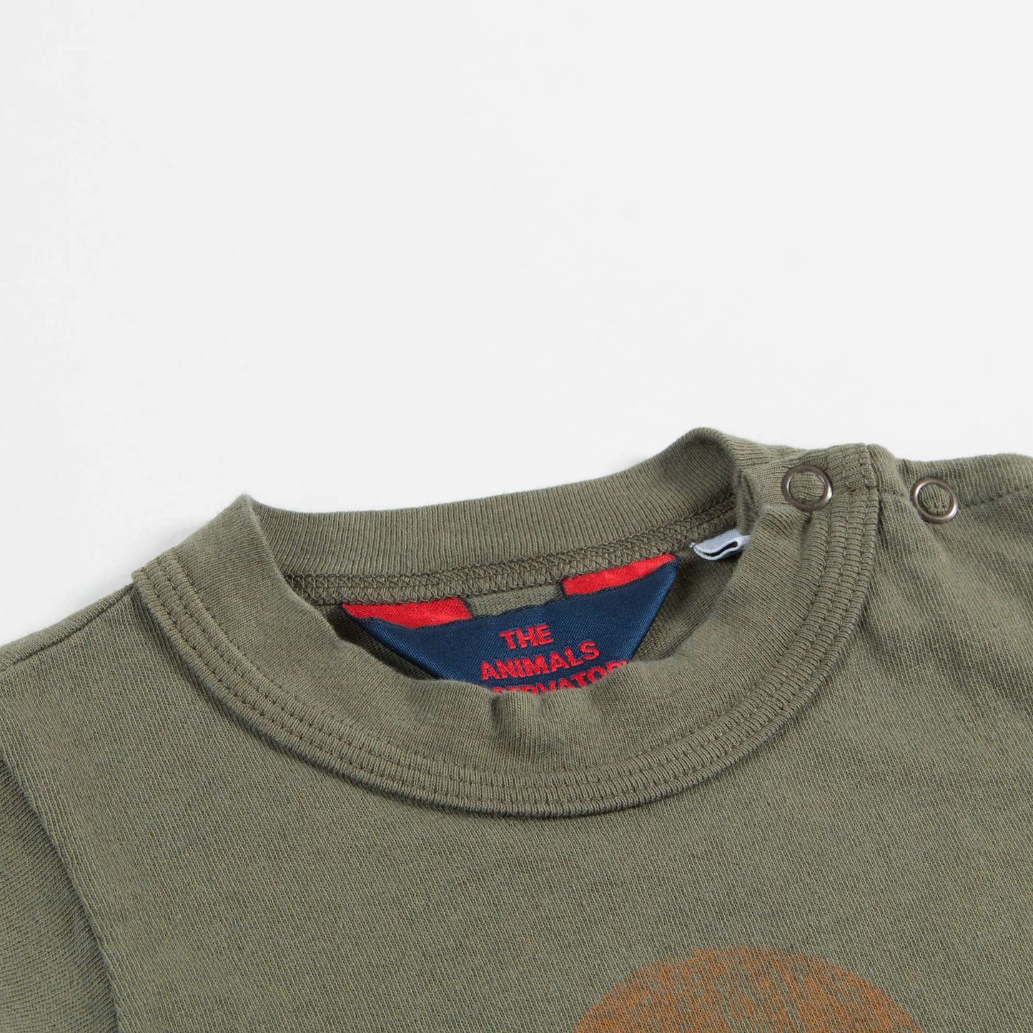 Baby Military Green Tao Bust  Cotton  Babysuit