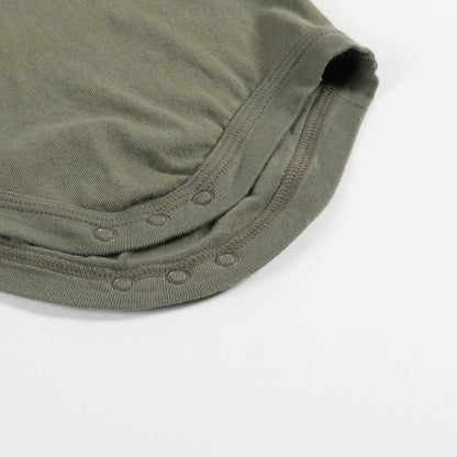 Baby Military Green Tao Bust  Cotton  Babysuit