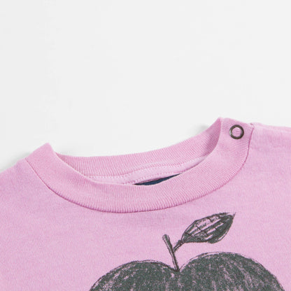 Baby Girls Fuchsia Apple Cotton T-shirt
