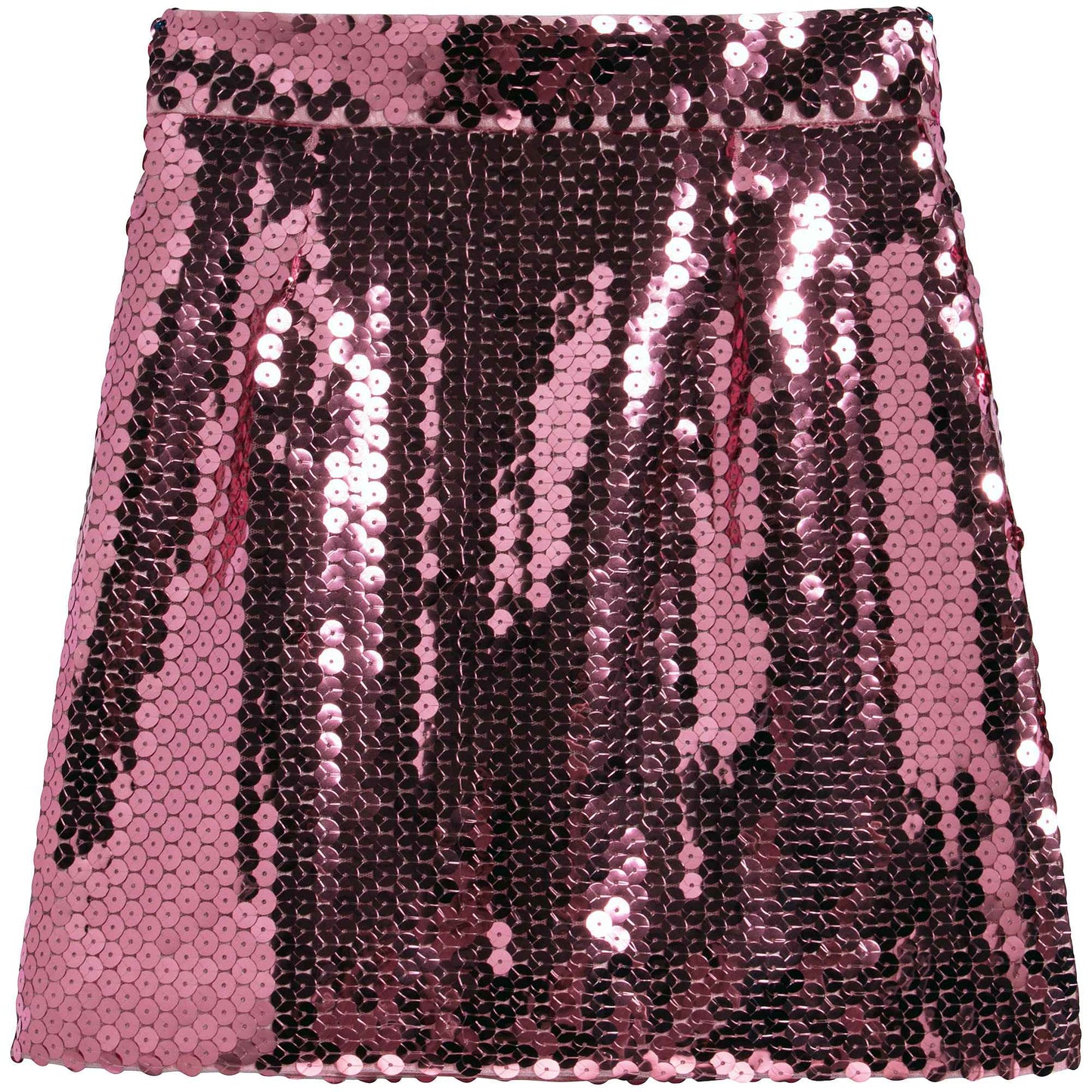 Girls Pink Sequins Skirt