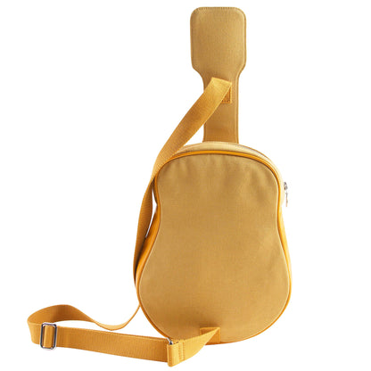 Girls White & Yellow Piano Bag