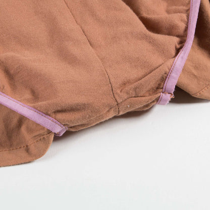 Girls & Boys Brown Bird Cotton Shorts