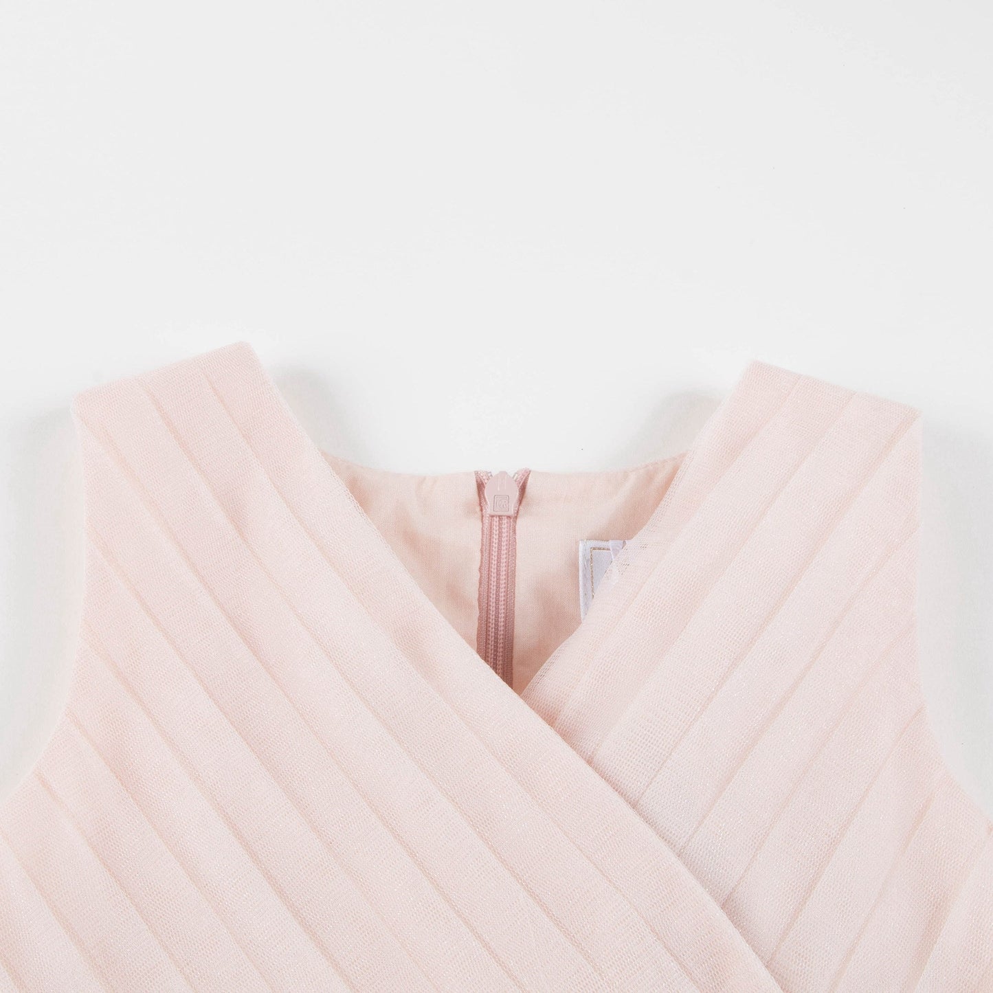 Girls Nude Clair Polyamide Dress