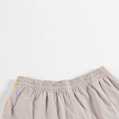 Girls & Boys Beige Bird Cotton Shorts