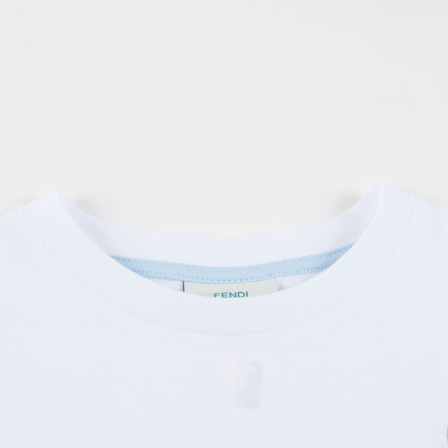 Girls White & Rosa Cotton Dress