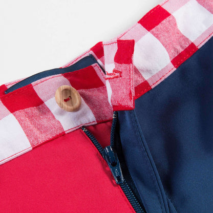 Girls  Red  &  Blue  Tao  Bust   Cotton   Shorts