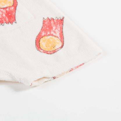 Baby Raw White Halleys Cotton Shorts