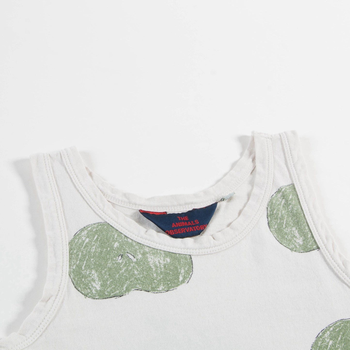 Girls Raw White Apples Cotton Dress