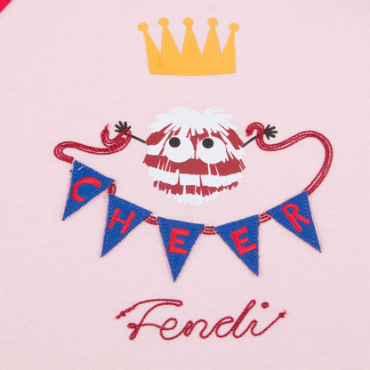 Girls Rosa & Rosso Cotton Printed T-shirt