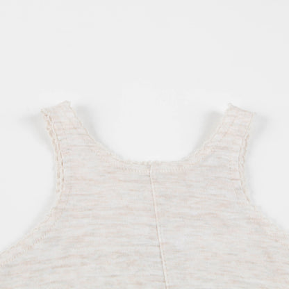 Baby Oatmeal Lyocell Jersey Romper