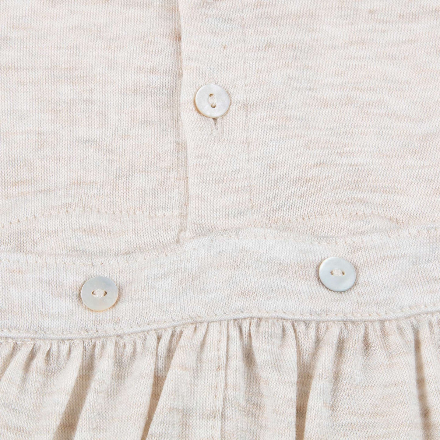 Baby Oatmeal Lyocell Jersey Romper
