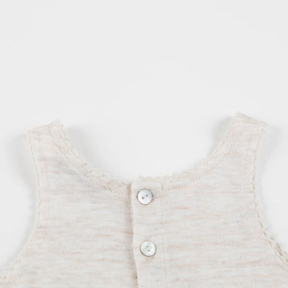 Baby Oatmeal Lyocell Jersey Romper