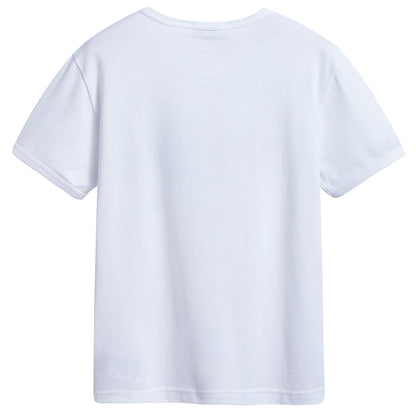 Girls & Boys White Cotton "Pninee" T-shirt