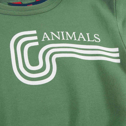 Baby Green Animals Cotton Sweatshirt