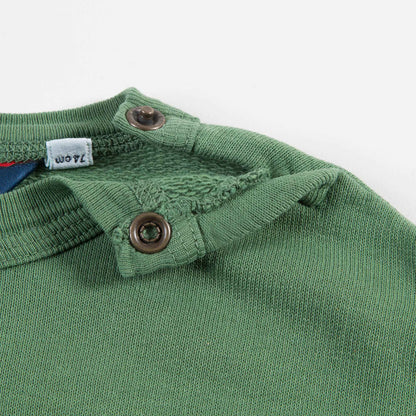 Baby Green Animals Cotton Sweatshirt