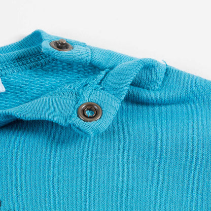 Baby Blue Halley Cotton Sweatshirt