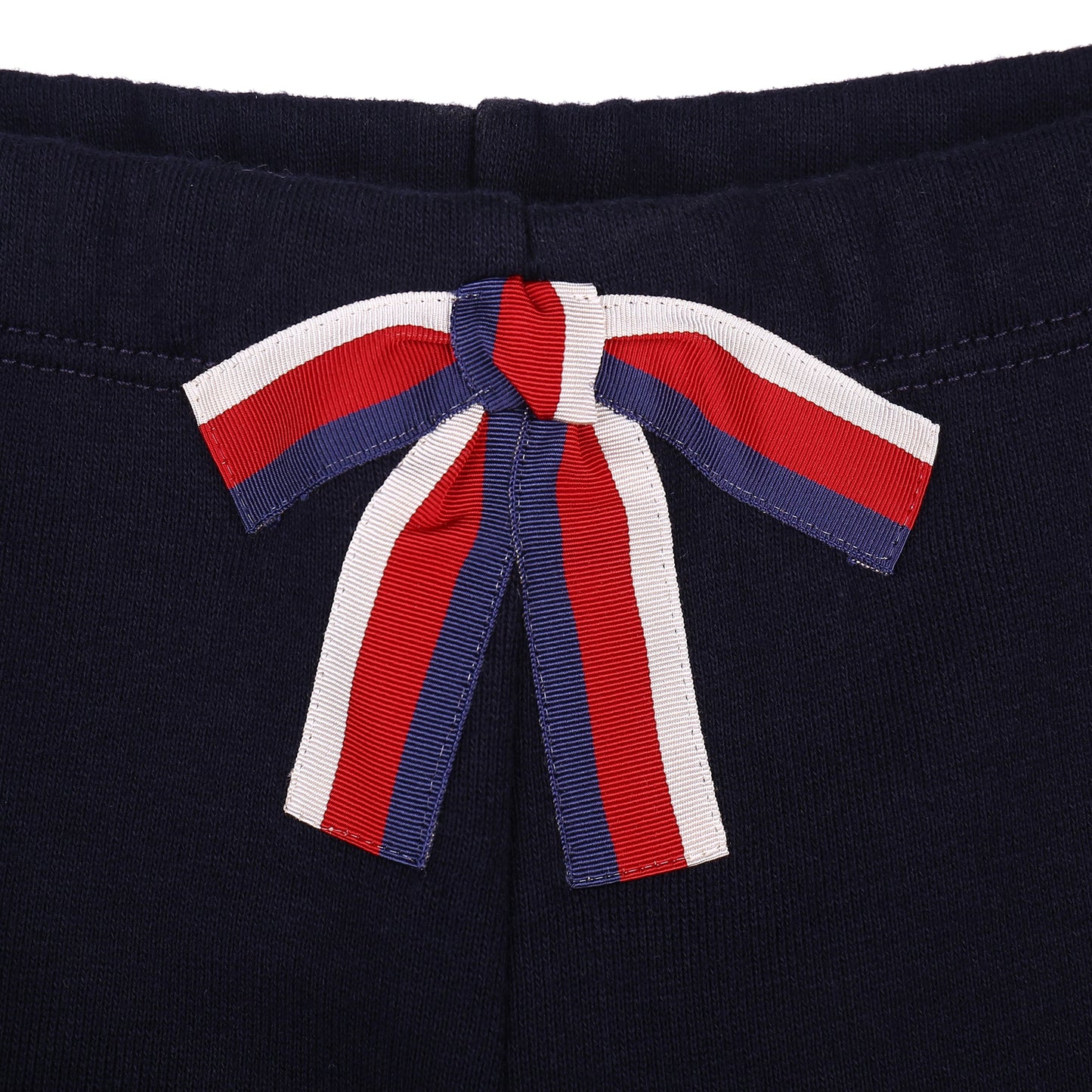 Baby Girls  Navy Blue Ribbon Tracksuit