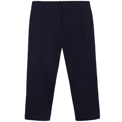 Baby Girls  Navy Blue Ribbon Tracksuit