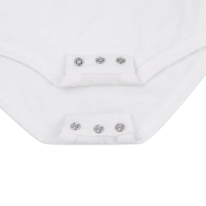 Baby White Dog Babygrow With Collar